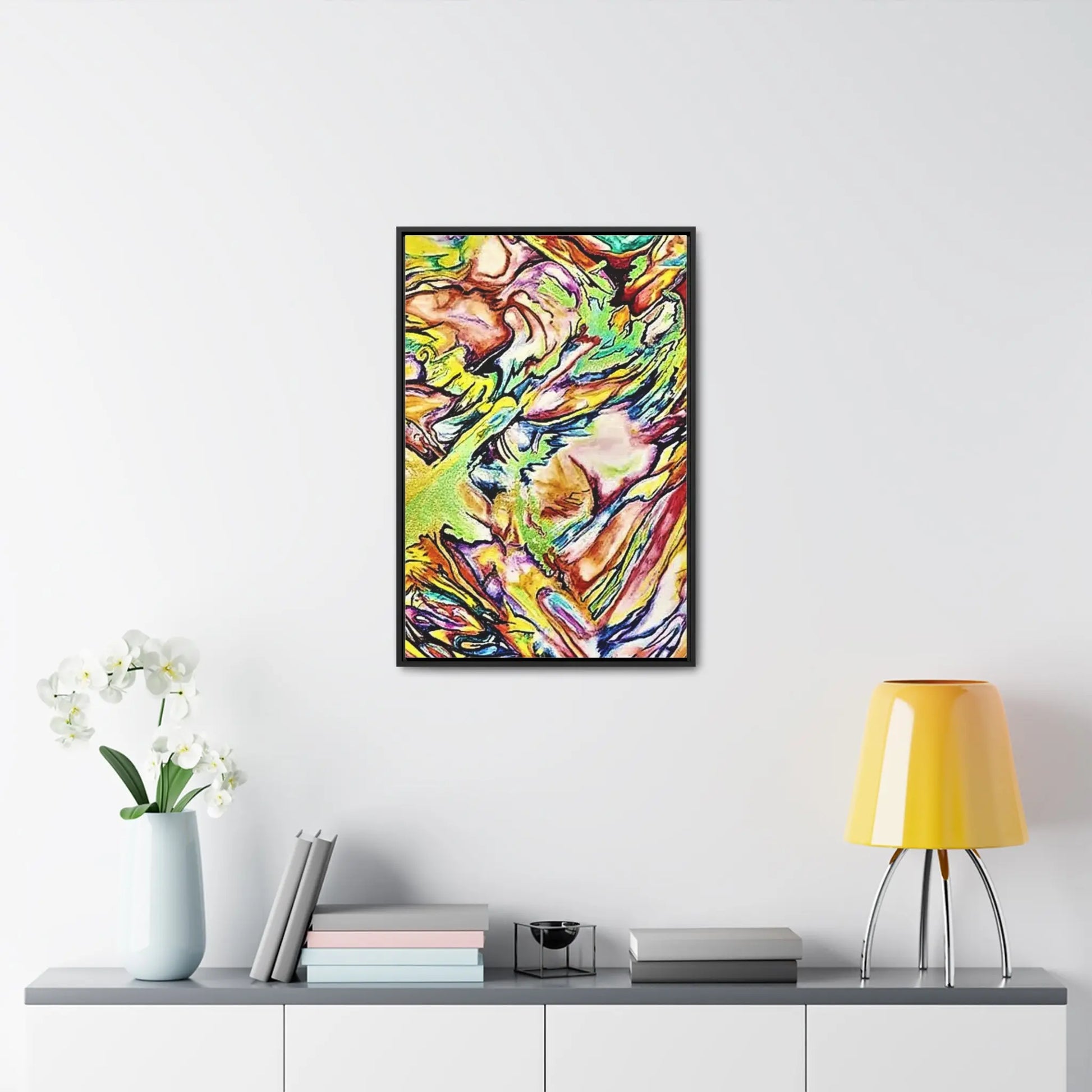 Phoenix Rising Gallery Canvas Wraps, Vertical Frame