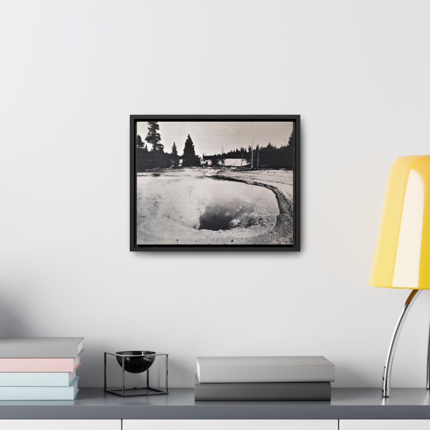 Morning Glory Pool Yellowstone Gallery Canvas Wraps, Horizontal Frame