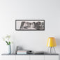 Black Hills Mount Rushmore Gallery Canvas Wraps Horizontal Frame 36″ x 12″ Black 1.25"
