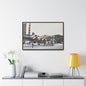 Boeing B-17 Bomber Gallery Canvas Wraps Horizontal Frame 36″ x 24″ Walnut 1.25"