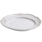 Relief Ceramic Tableware Rice Bowl and Plate Set - Disc 24.1cm - plate set