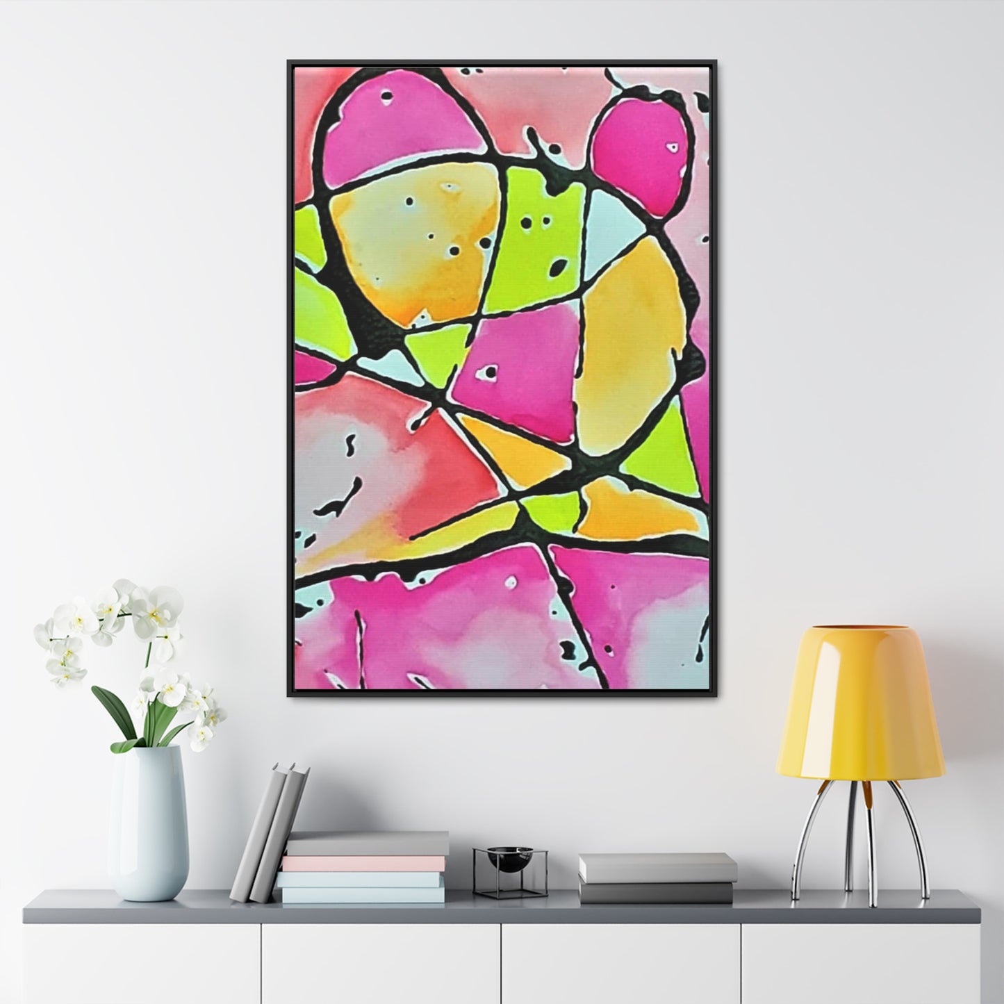 Pink Mouse Gallery Canvas Wraps, Vertical Frame