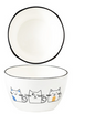 PurrfectCat Ceramic Dining Bowls - H - bowls