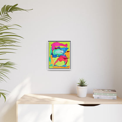Kool Kid Matte Canvas Framed - Kia Day Design
