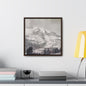 Mount Rainier Gallery Canvas Wraps Square Frame 16″ x 16″ Premium Gallery Wraps (1.25″) Walnut