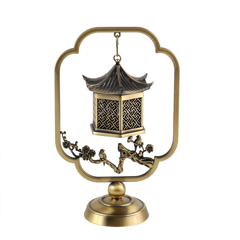 Decorative Metal Incense Burner - - Incense
