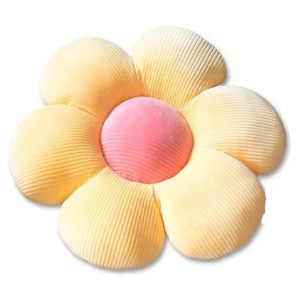 Cute Flower Pillow Cushion Throw Pillow Decor Pillow Yellow