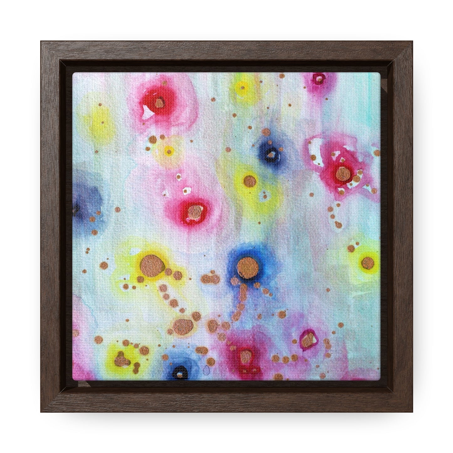 Raining Blooms Gallery Canvas Wraps, Square Frame