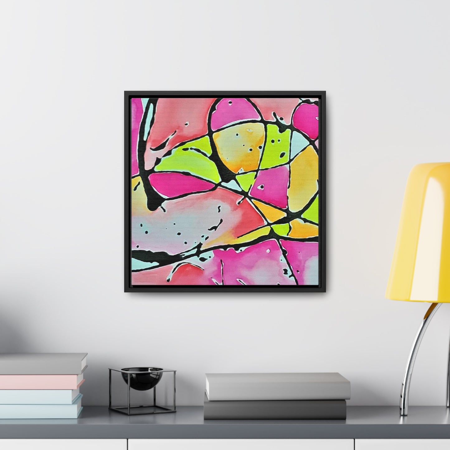 Pink Mouse Gallery Canvas Wraps, Square Frame