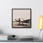 Refueling Mid-Contintent Chief Line 1939 Gallery Canvas Wraps Square Frame 16″ x 16″ Premium Gallery Wraps (1.25″) Black