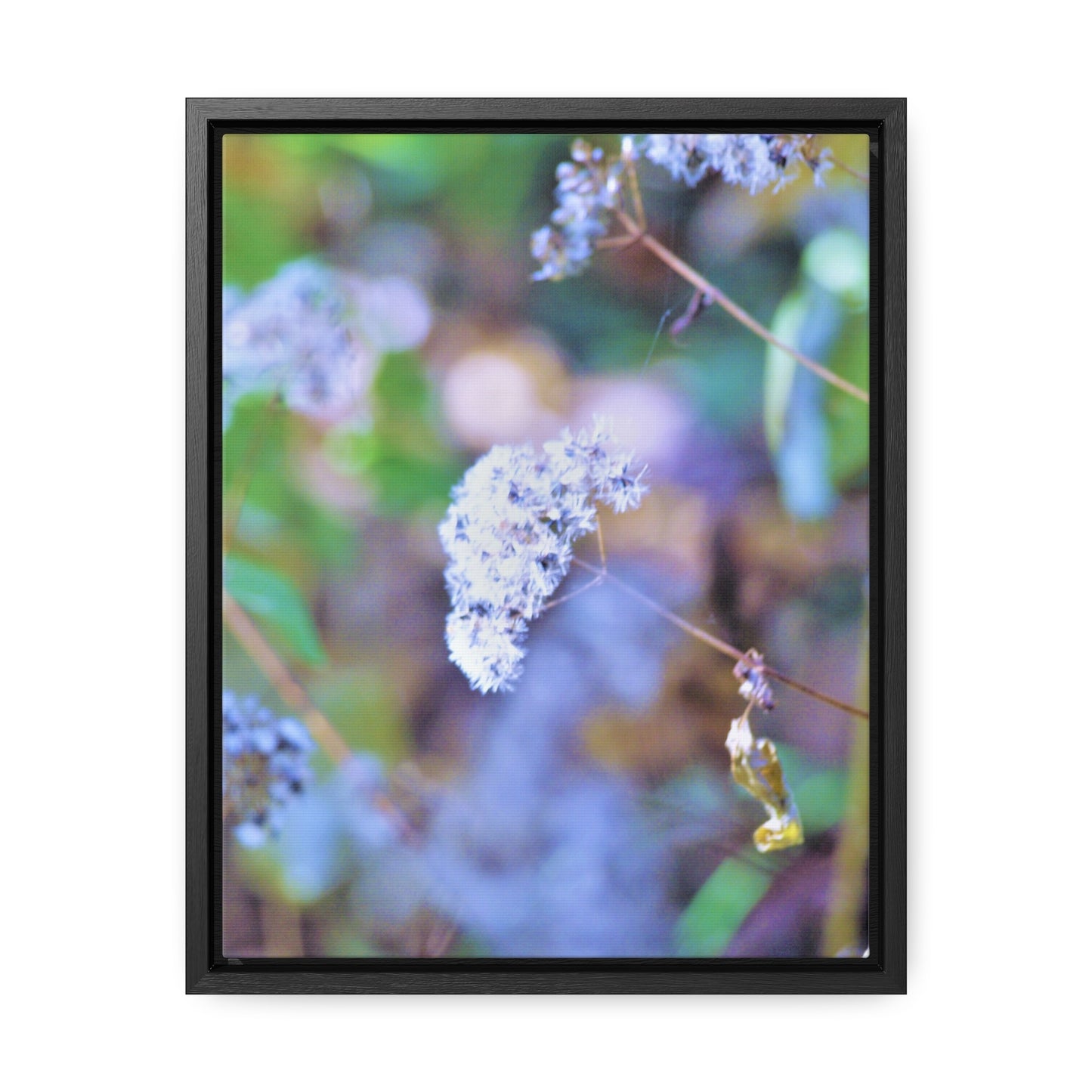 Macro Blue Gallery Canvas Wraps, Vertical Frame