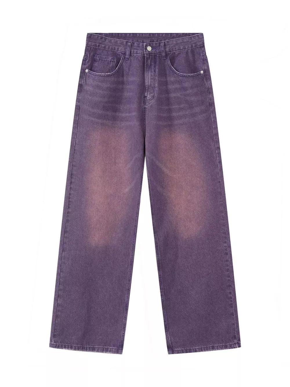 Men's Gradient Wide-Leg Jeans - -