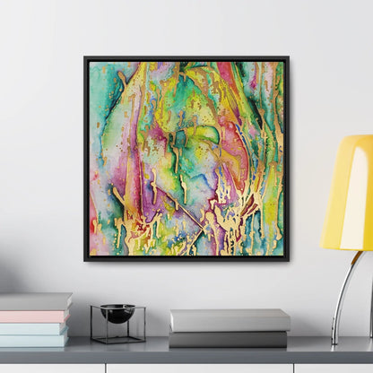 Acid Face Gallery Canvas Wraps, Square Frame