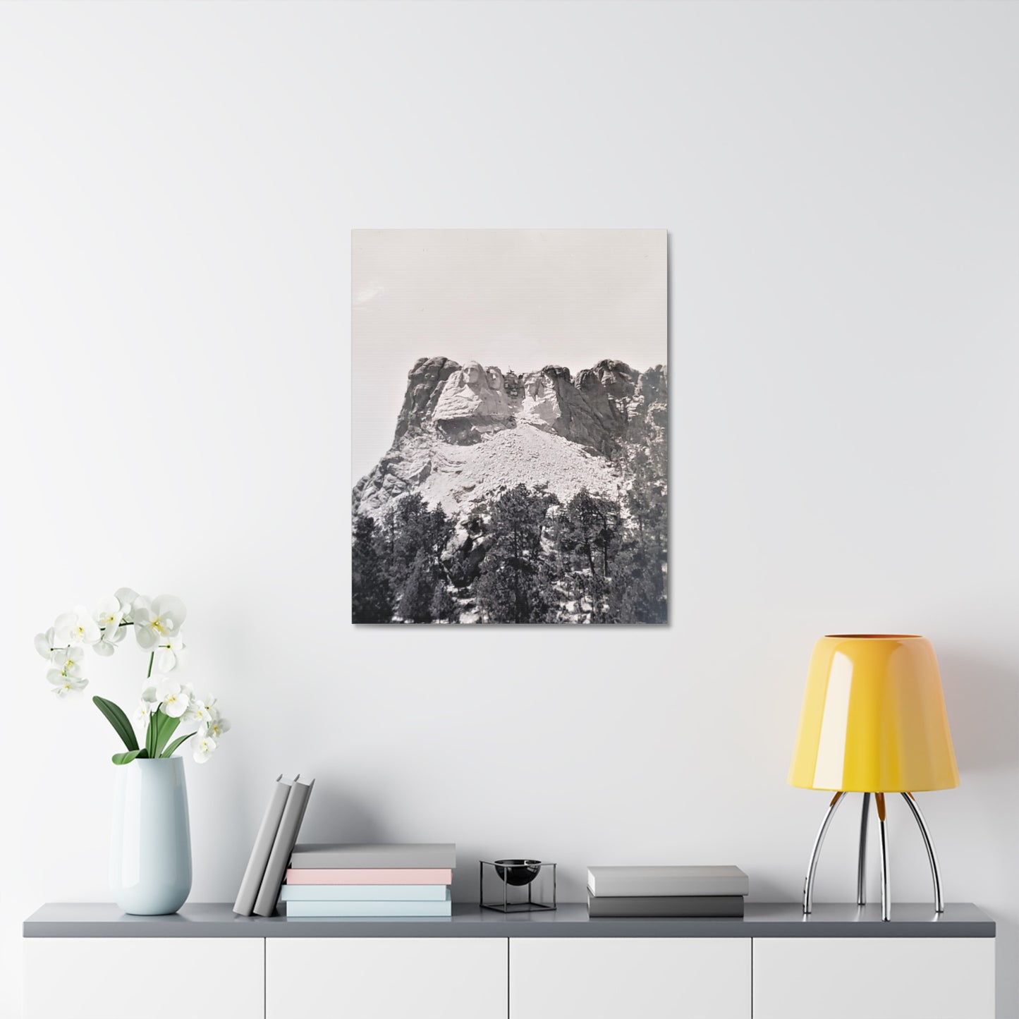 Black Hills Mount Rushmore Stretched Canvas