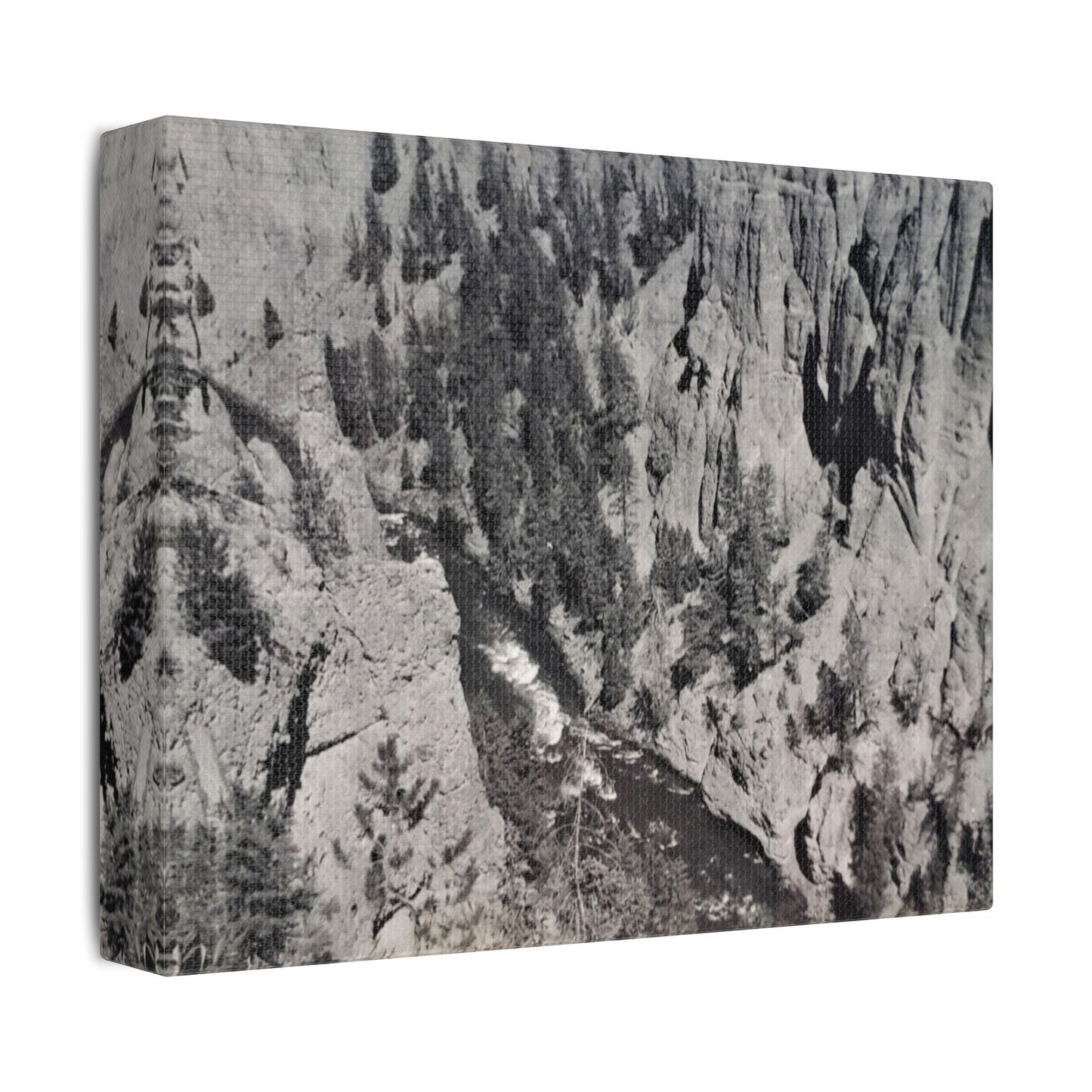 Cleopatras Needle Satin Canvas Stretched