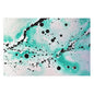 Teal Burst Silk Posters 48″ x 32″ (Horizontal) Semi Glossy