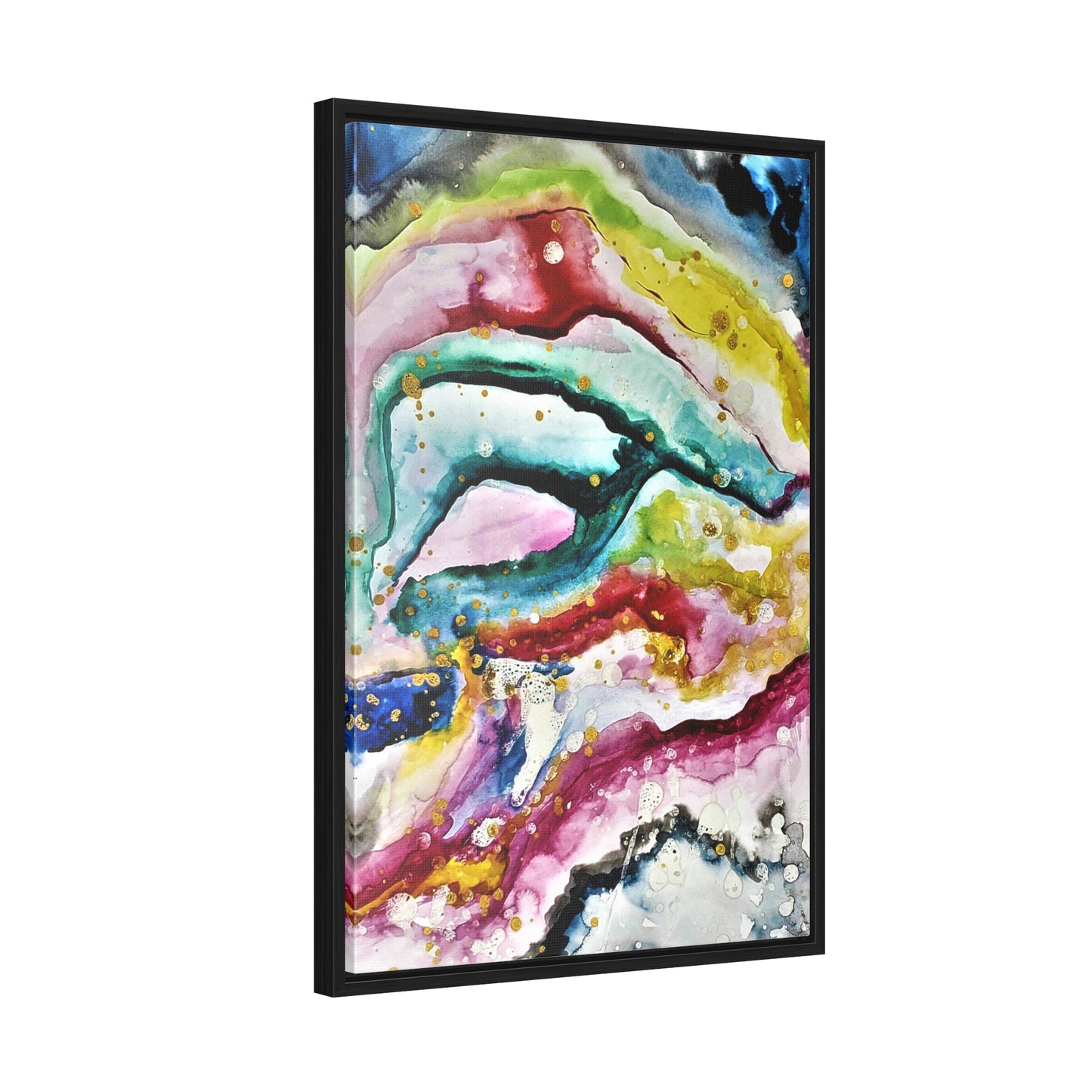 Cosmic Face Gallery Canvas Wraps, Vertical Frame