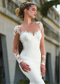 Elegant Trail Bridal Gown - White XL - dress