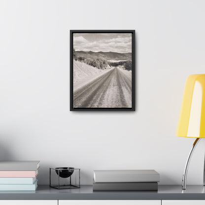 Western Road Gallery Canvas Wraps Vertical Frame 11″ x 14″ 1.25" Black