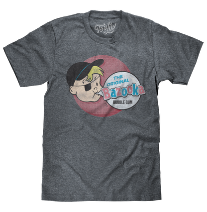 Bazooka Joe T-Shirt - Gray- Tee Luv- {{Product type}}