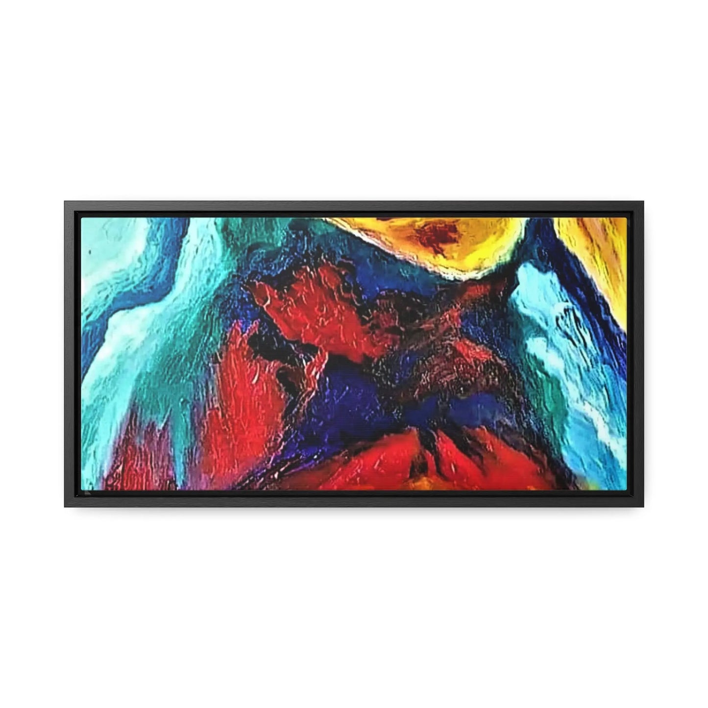 Cavern Gallery Canvas Wraps, Horizontal Frame 20″ x 10″ Premium Gallery Wraps (1.25″)