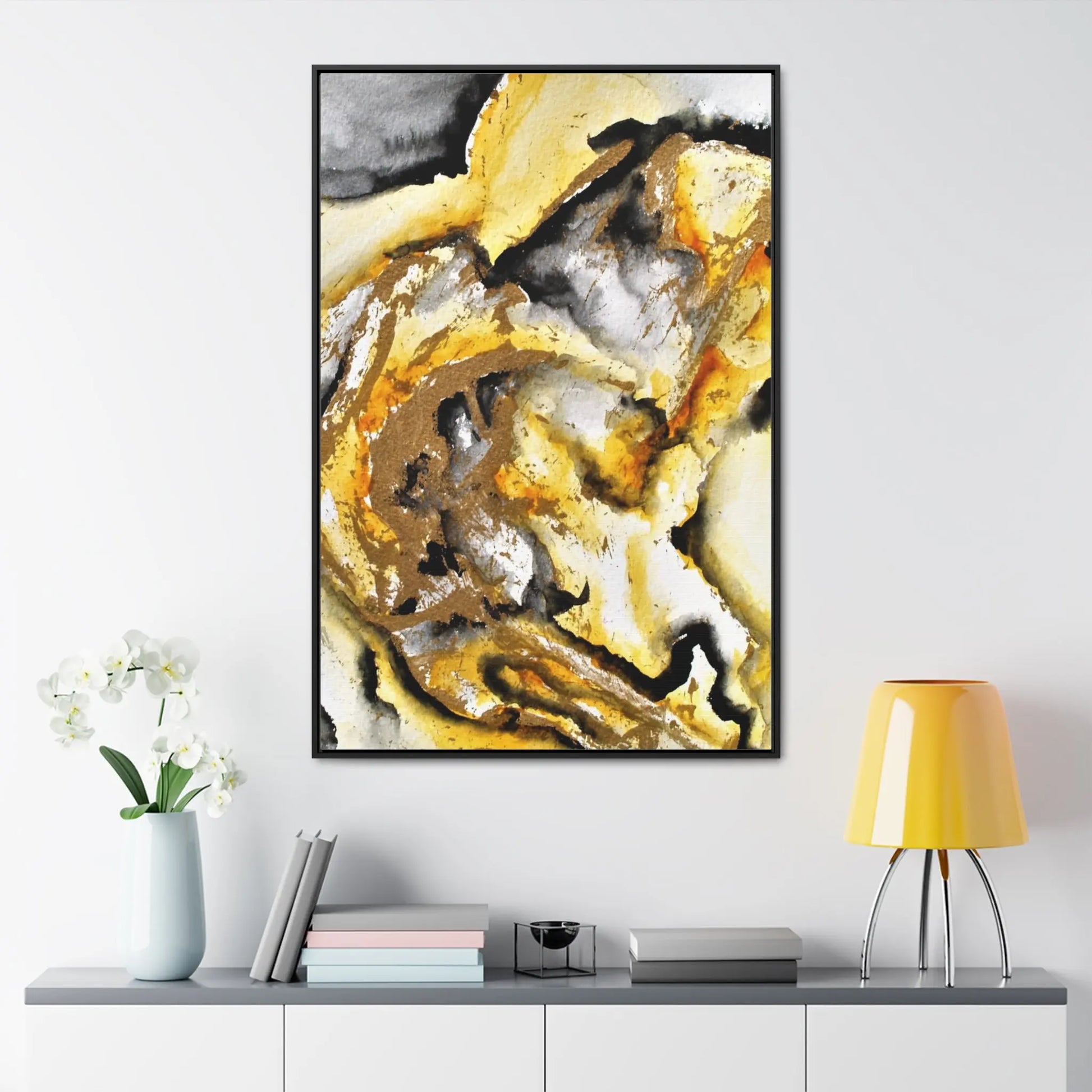 Tiger Stripe Gallery Canvas Wraps, Vertical Frame