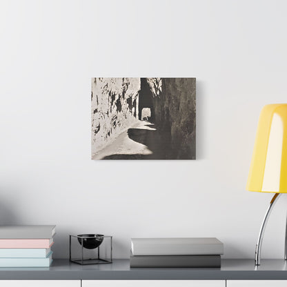 Tunnel at The Needles Satin Canvas Stretched 14″ x 11″ (Horizontal) 1.5"