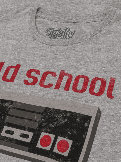 Old School T-Shirt - Gray - - mens tee