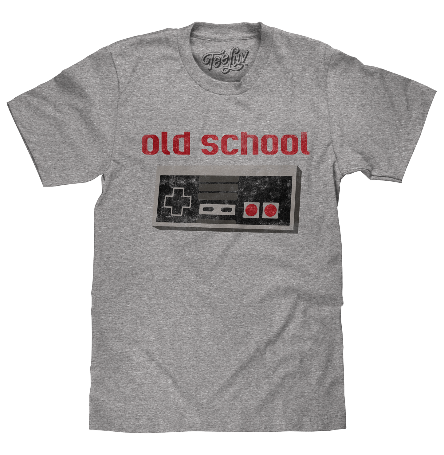 Old School T-Shirt - Gray - - mens tee