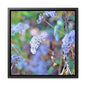 Macro Blue Gallery Canvas Wraps, Square Frame 12″ x 12″ Premium Gallery Wraps (1.25″)