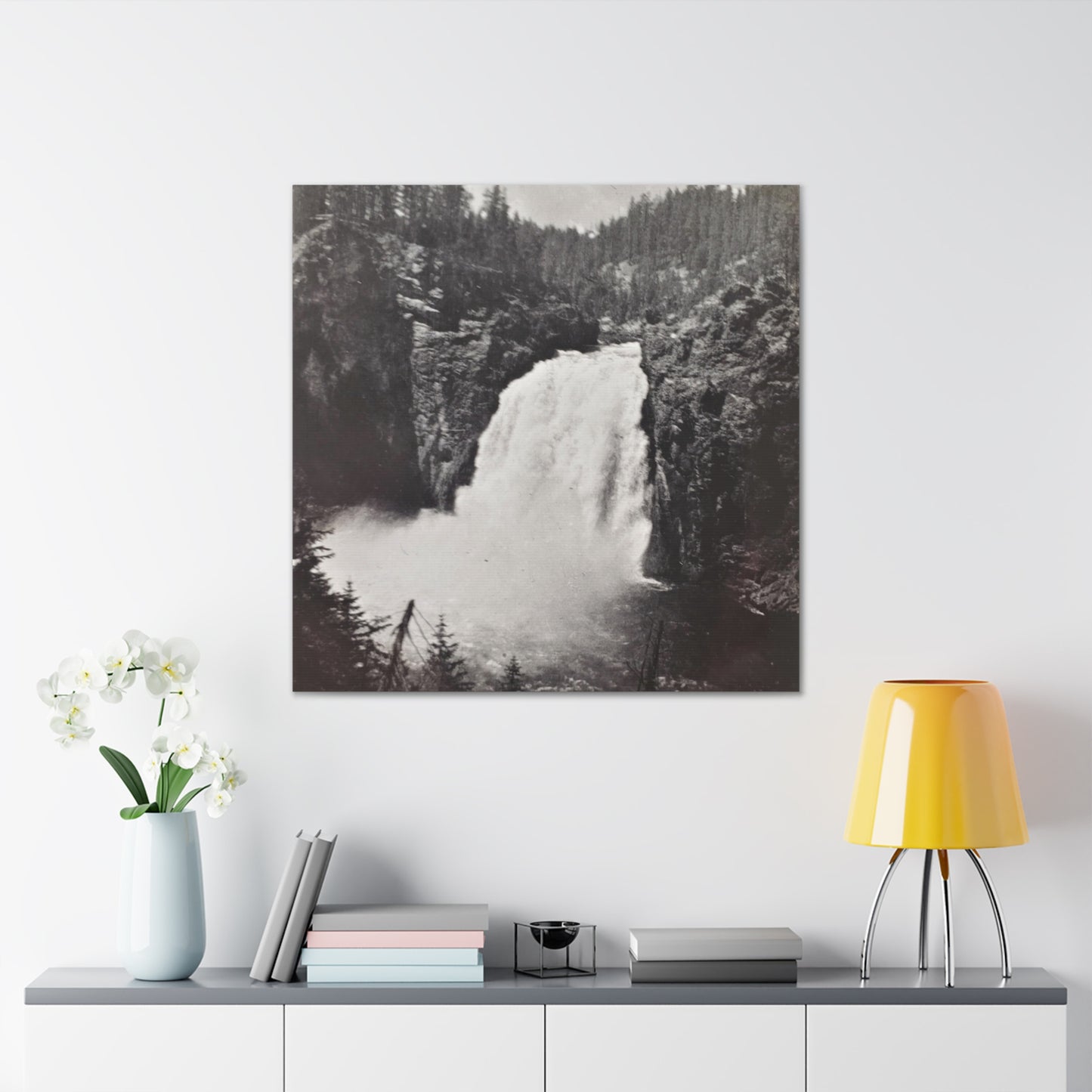 Upper Falls Yellowstone Canvas Gallery Wraps