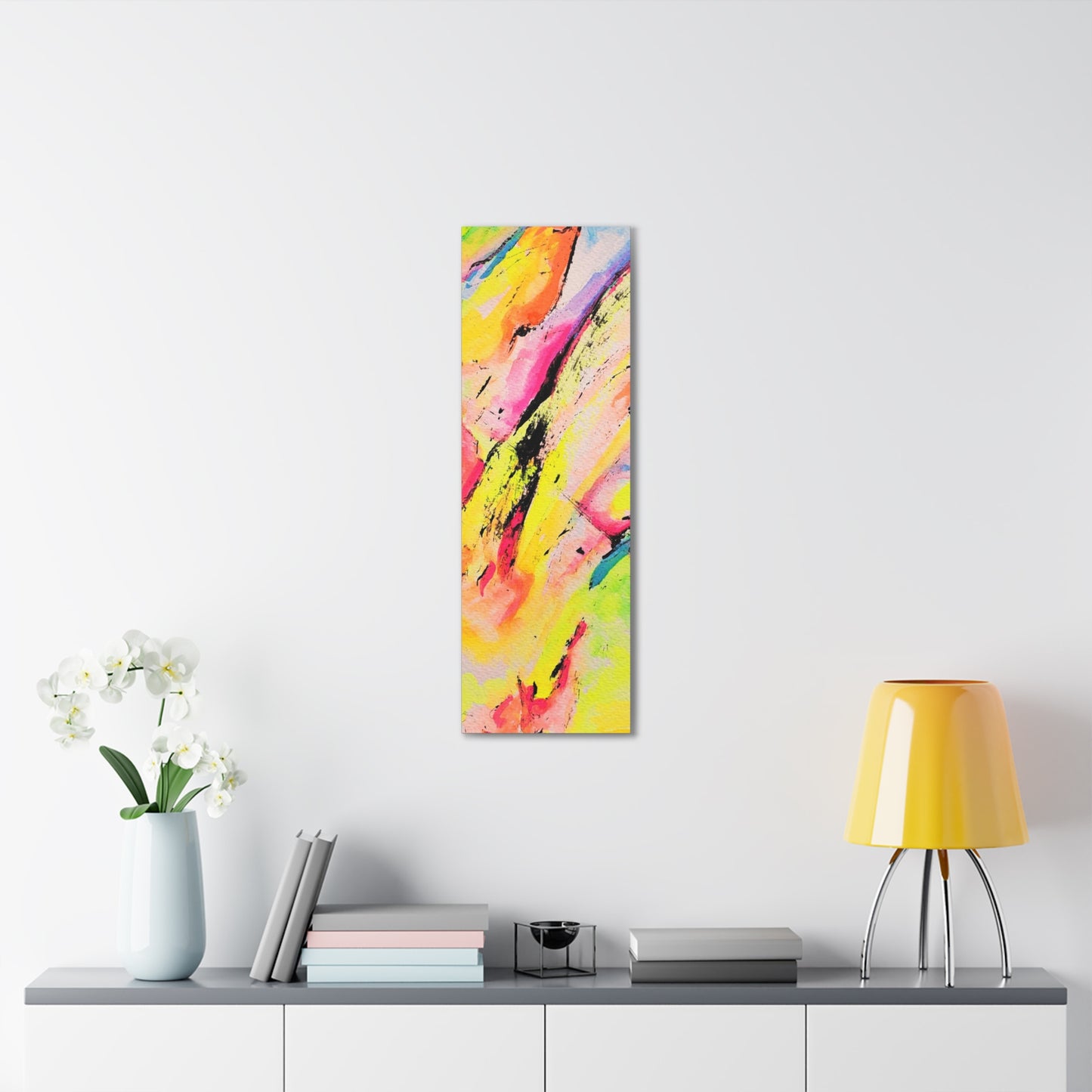 Neon Fire Canvas Gallery Wraps