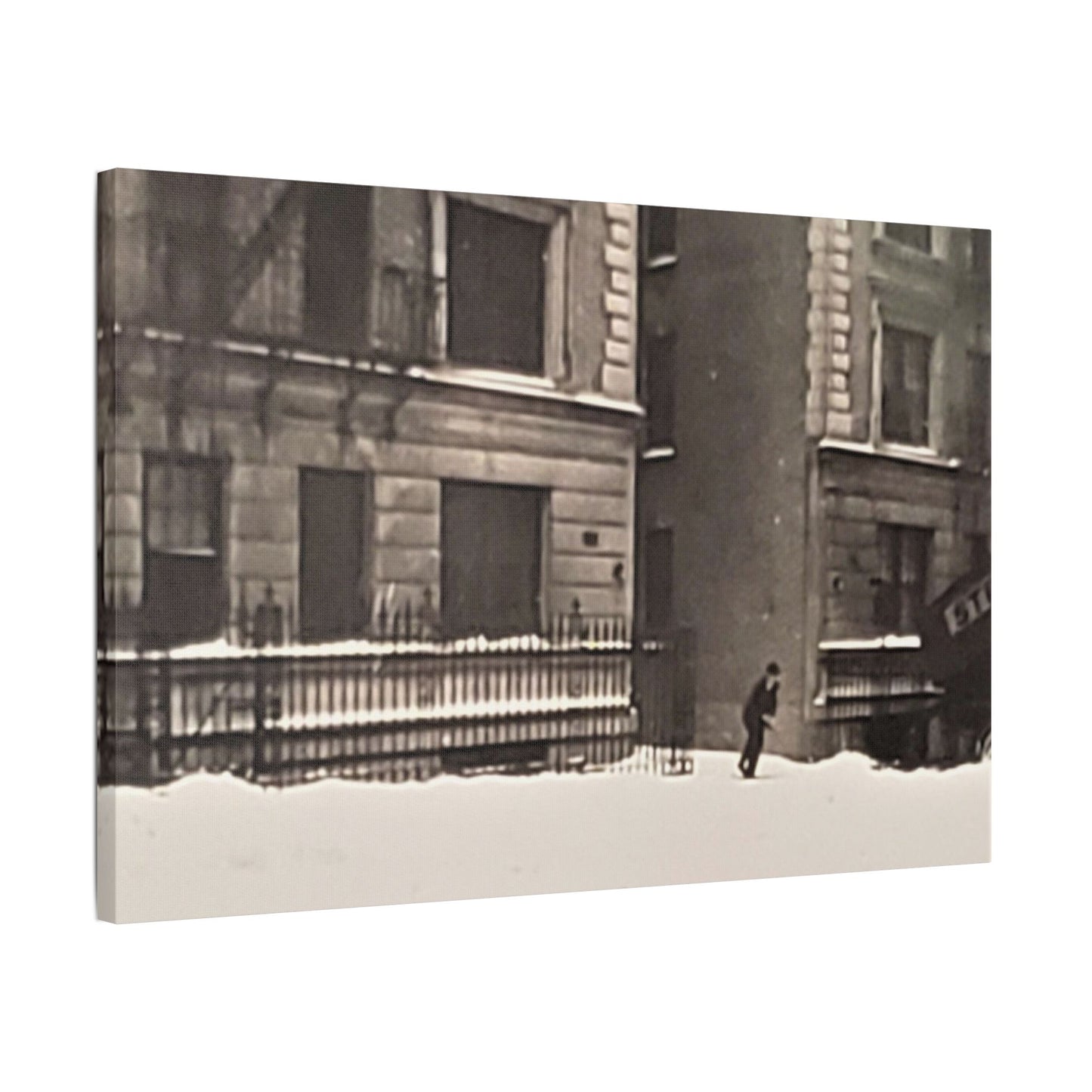 430 W. 119th St. New York Satin Canvas, Stretched