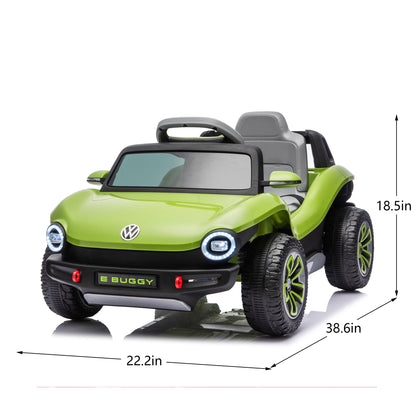 12V Licensed Volkswagen Beetle Kids Ride On Electric Car - - Kids Bikes & Riding Toys