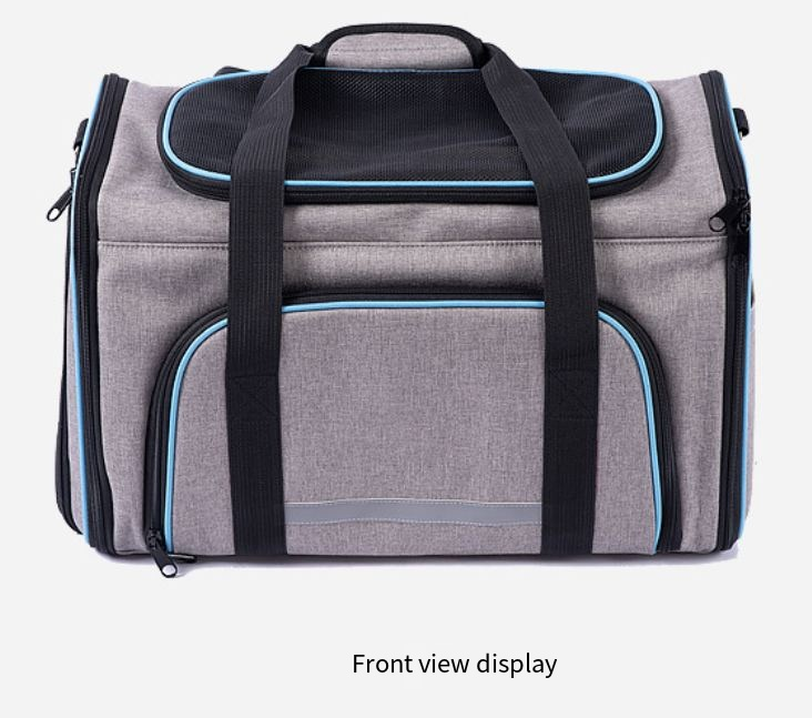 Portable One-Shoulder Folding Pet Carrier Bag - - pet carrier