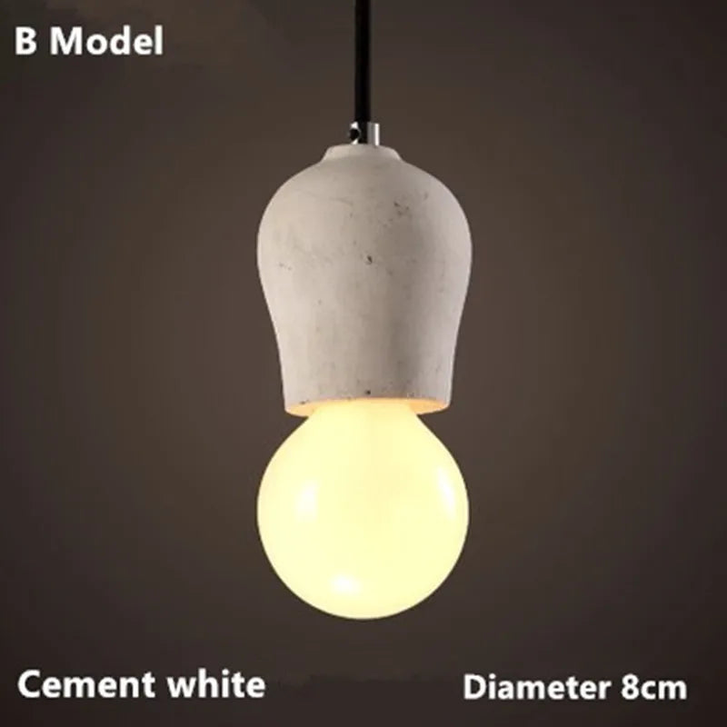 Deco Led Antique Forging Concrete Luminaire Light