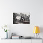 Yellowstone Bear Car Canvas Gallery Wraps 30" x 20" 1.25"