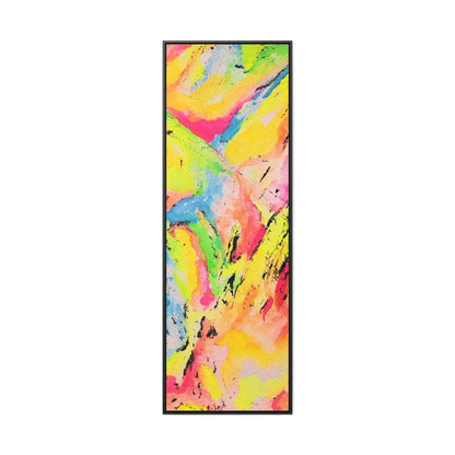 Neon Fire Gallery Canvas Wraps, Vertical Frame 20″ x 60″ Premium Gallery Wraps (1.25″)