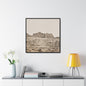 West Gallery Canvas Wraps Square Frame 30″ x 30″ Premium Gallery Wraps (1.25″) Black