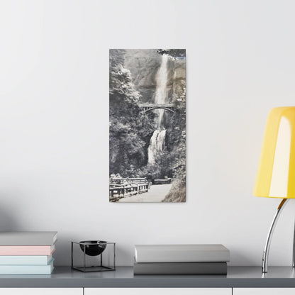 Multnomah Falls Oregon Canvas Gallery Wraps 10″ x 20″ 1.25"