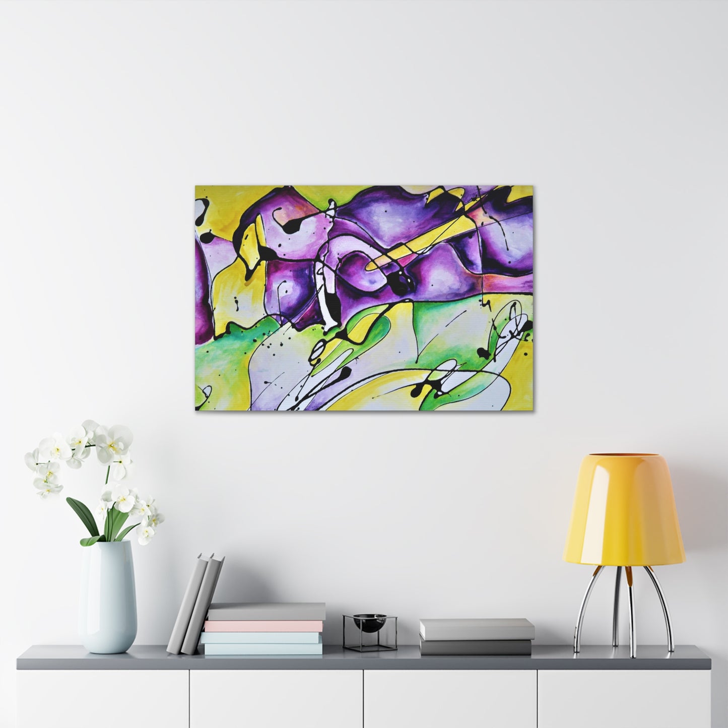 Purple Mountains Canvas Gallery Wraps