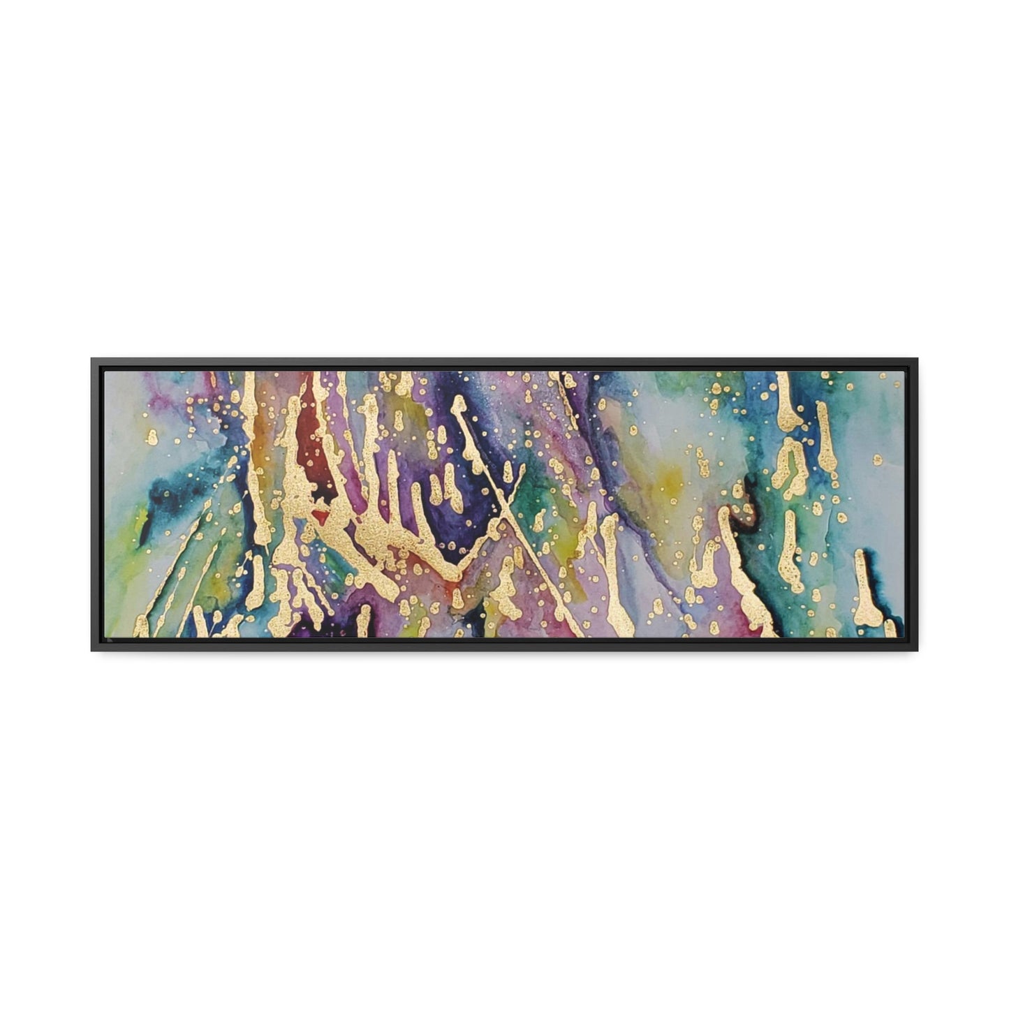 Purple Rain Gallery Canvas Wraps, Horizontal Frame