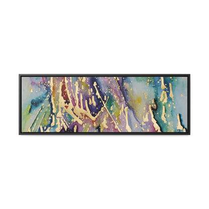 Purple Rain Gallery Canvas Wraps, Horizontal Frame 36″ x 12″ Premium Gallery Wraps (1.25″)