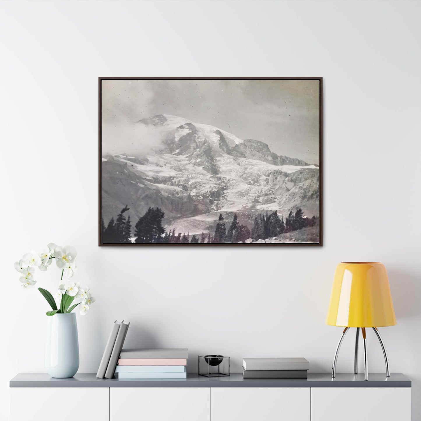 Mount Rainier Gallery Canvas Wraps, Horizontal Frame