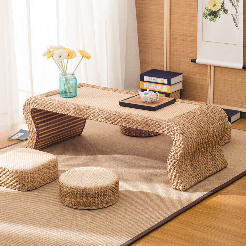 Japanese Style Rattan Tatami Cushions - - Seat