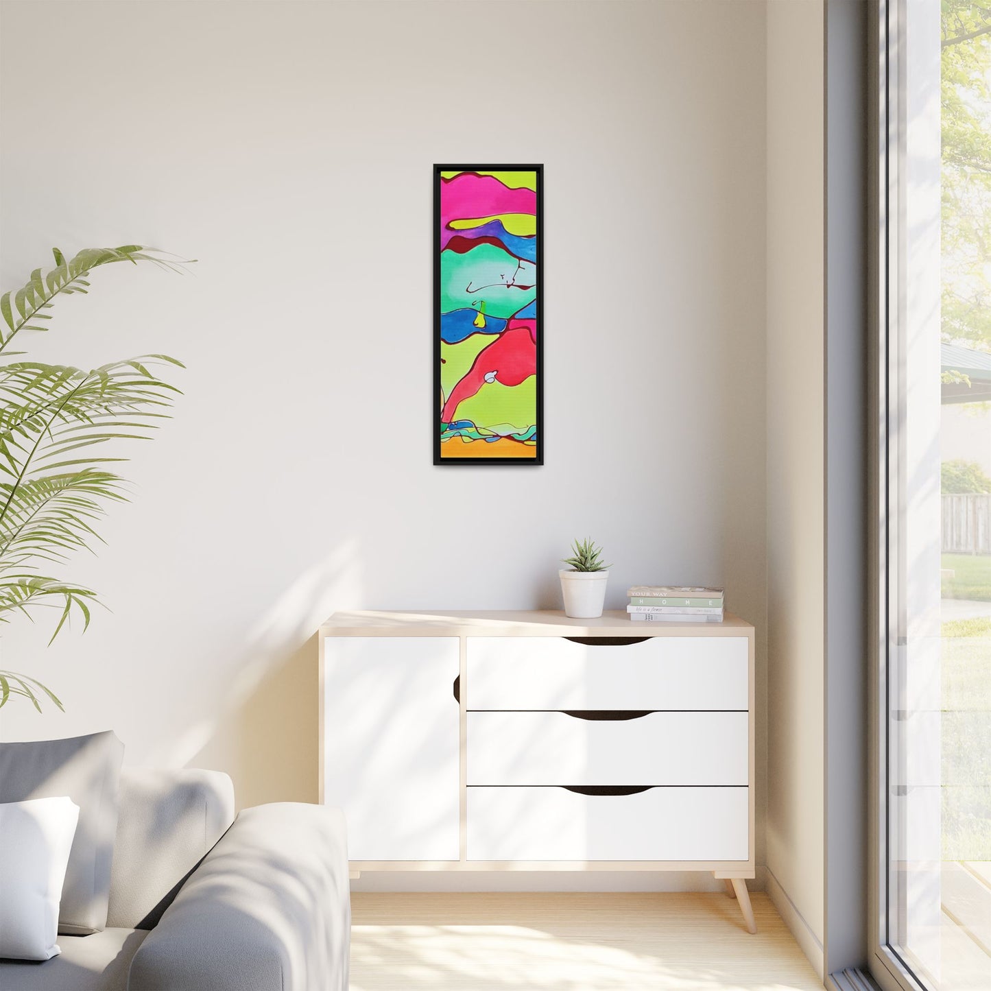 Kool Kid Matte Canvas Framed - Kia Day Design