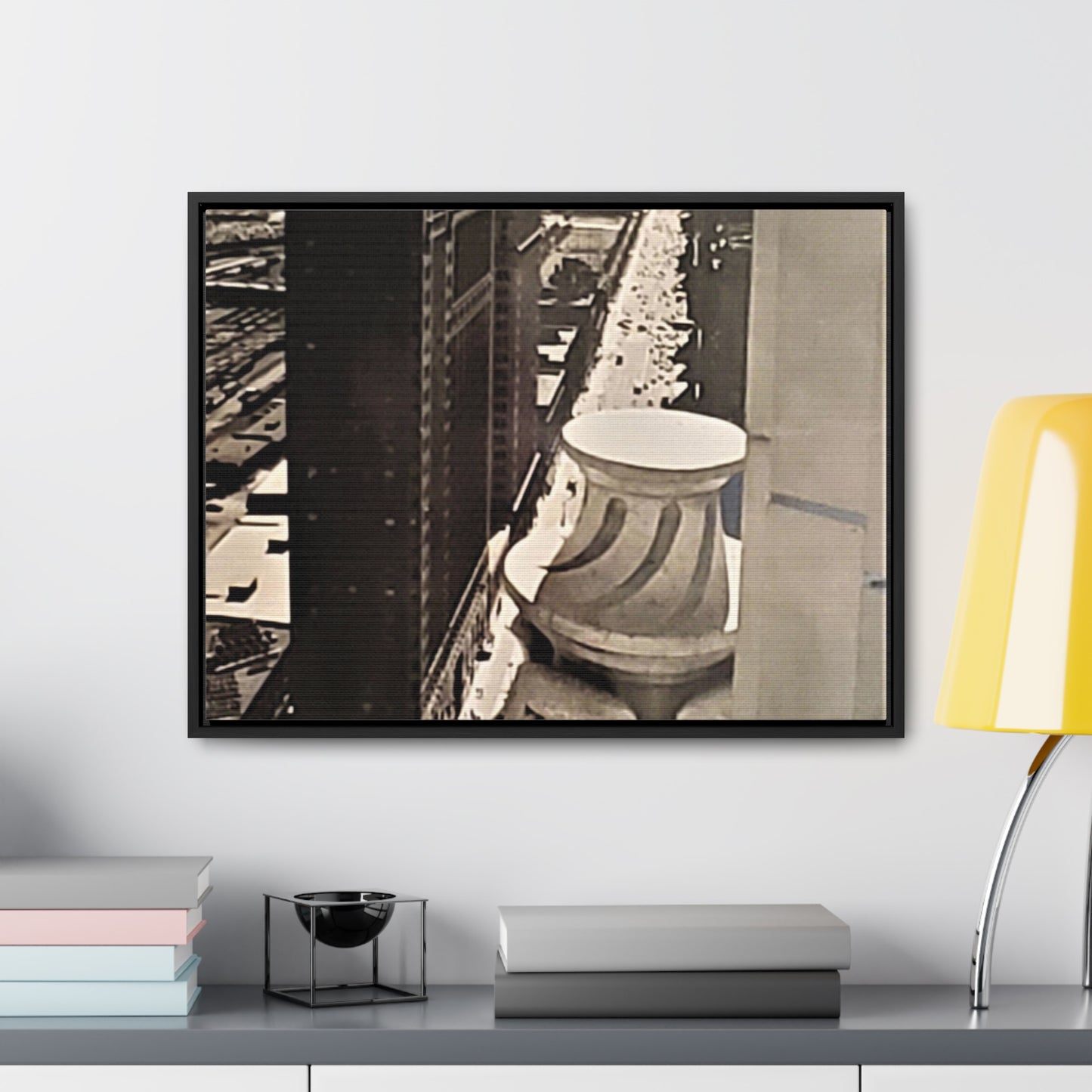 Michigan Ave Chicago Gallery Canvas Wraps, Horizontal Frame