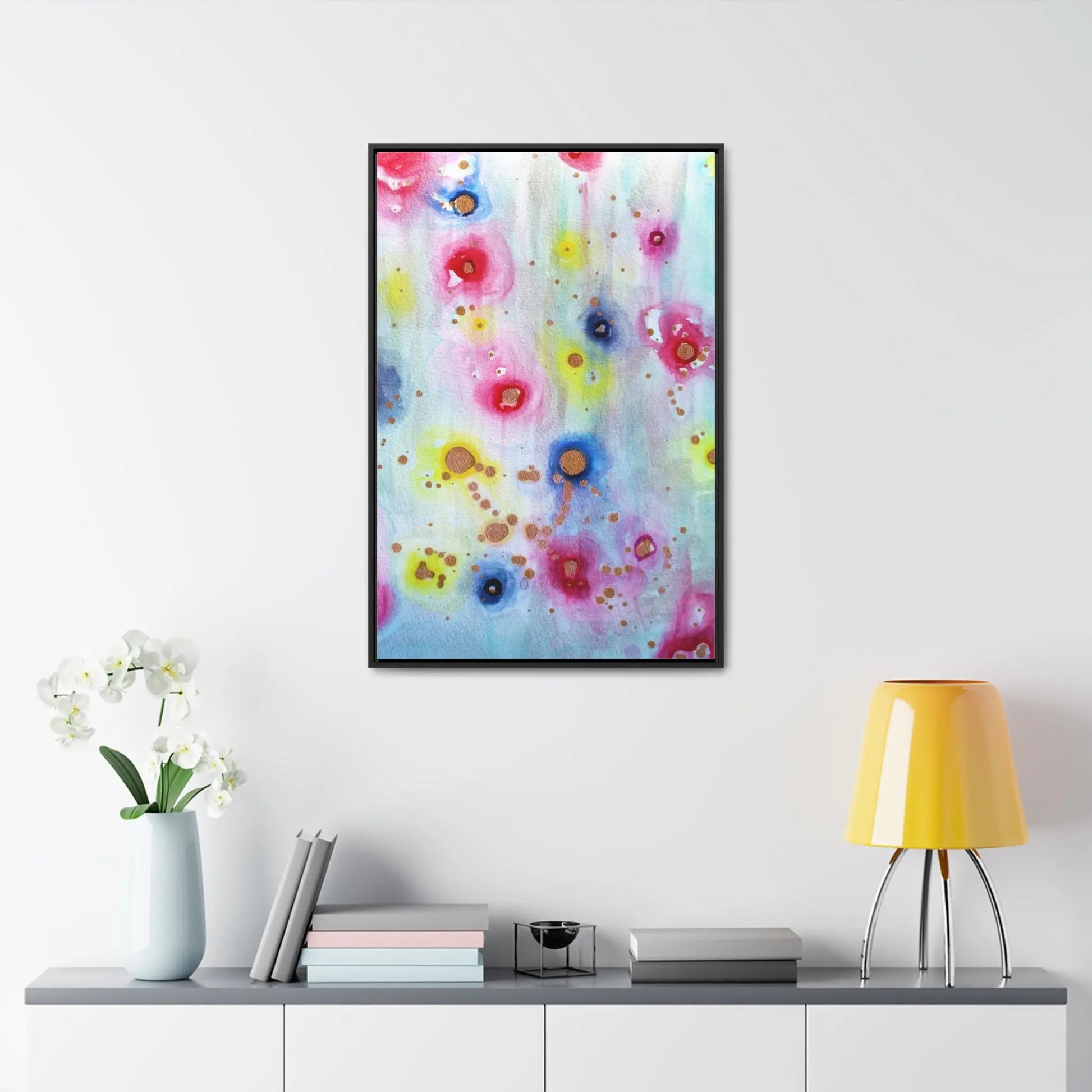 Raining Blooms Gallery Canvas Wraps, Vertical Frame