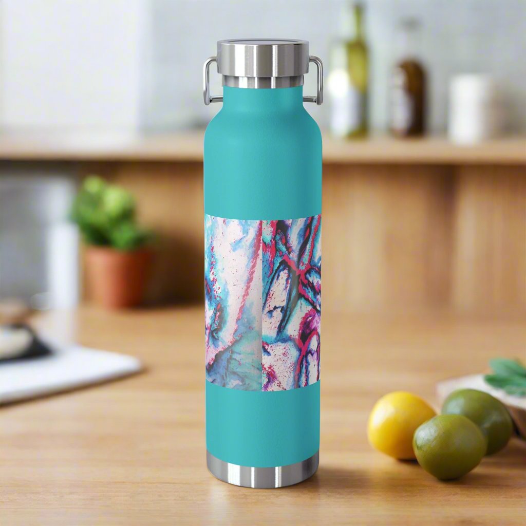 Pink Jellyfish 22oz Vacuum Insulated Bottle