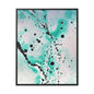 Teal Burst Gallery Canvas Wraps, Vertical Frame 24″ x 30″ Premium Gallery Wraps (1.25″)